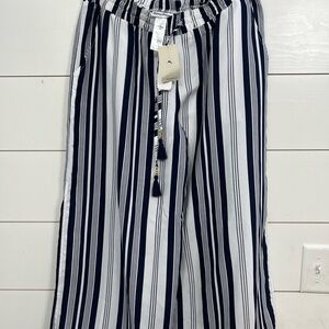 Tommy Bahama Navy and White Striped Pants